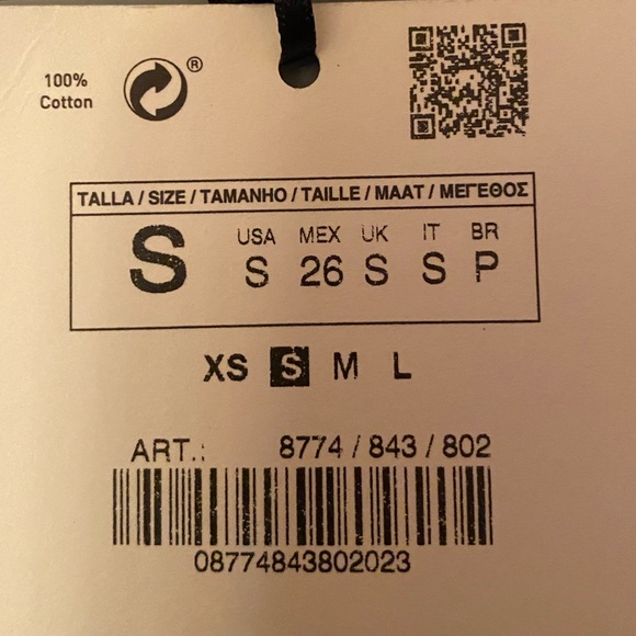 NWT. Zara Gray Limited Edition 100% wool High-Waisted Midi Skirt. Size S. - Picture 10 of 12